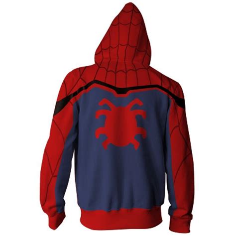 Spiderman Hoodies Spider Man 3d Zip Up Hoodie Fans Wear