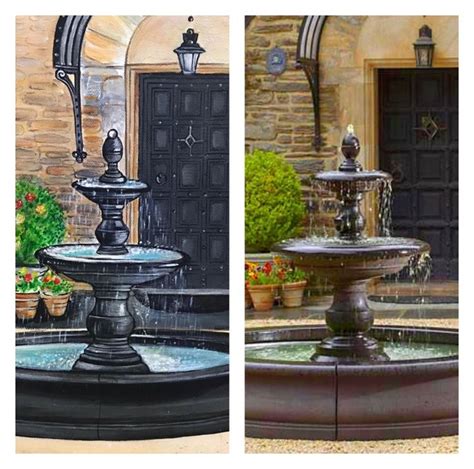 We Had An Artist Draw One Of The Campania Caterina Fountains Looks