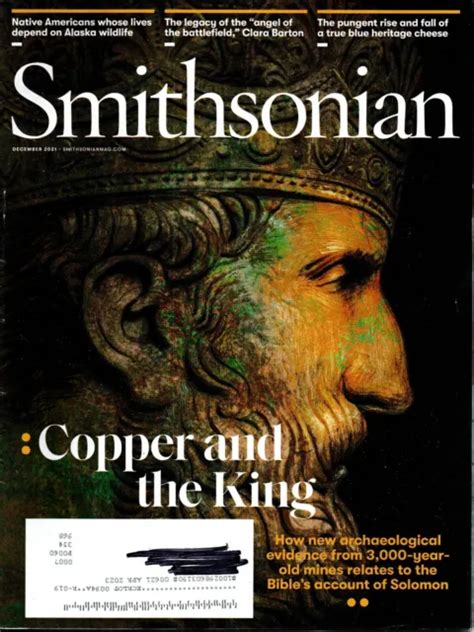 Smithsonian Magazine December 2021 Copper And The King 799 Picclick