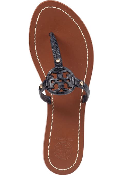 Introducir 70 Imagen Tory Burch Navy Thong Sandals Abzlocalmx