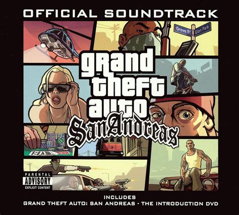 Grand Theft Auto San Andreas Original Game Soundtrack Cd