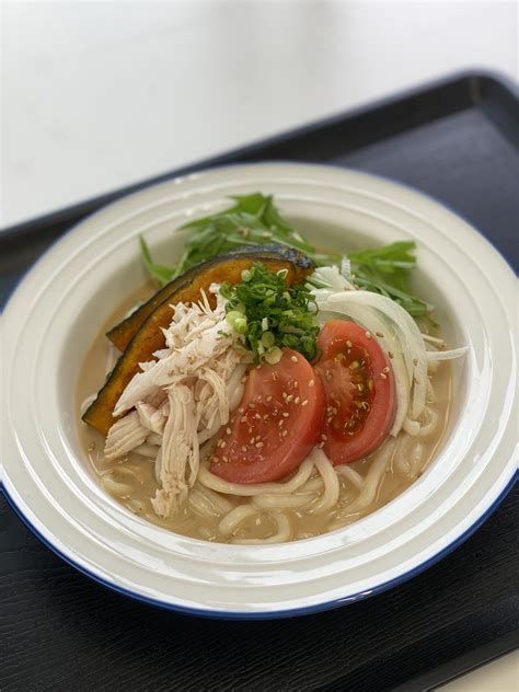 【6月食育】豆乳ぶっかけうどん べニーズキッチン