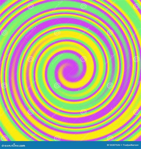 Swirls And Twirls Abstract Colorful Background Stock Illustration