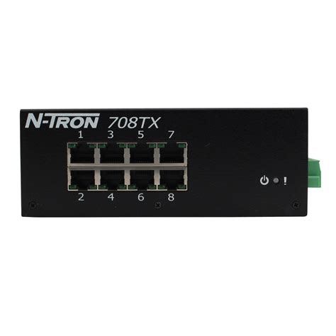 Red Lion Controls 708tx N Tron Managed Ethernet Switch 8 Port Rj45