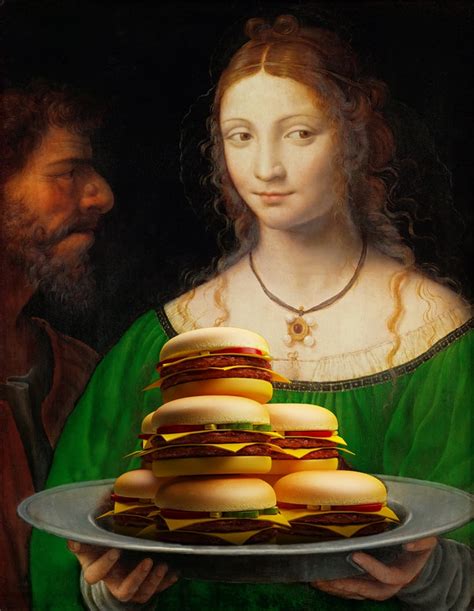 The Burger Friday Canvas Project Combines Classic Paintings And Burgers