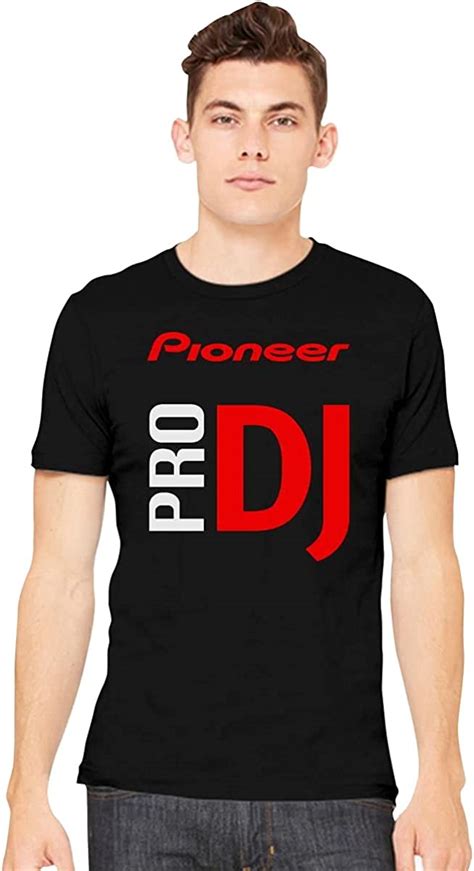 Pioneer Dj Pro Logo Men S T Shirt Black Amazon Co Uk Fashion
