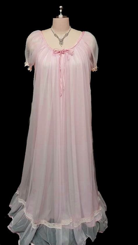 Vintage Clothing Nightgowns Peignoir Set Dresses Evening Gown