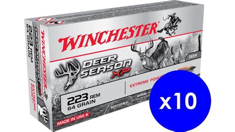 Winchester Deer Season Xp 223 Remington 64 Grain Extreme Point Polymer