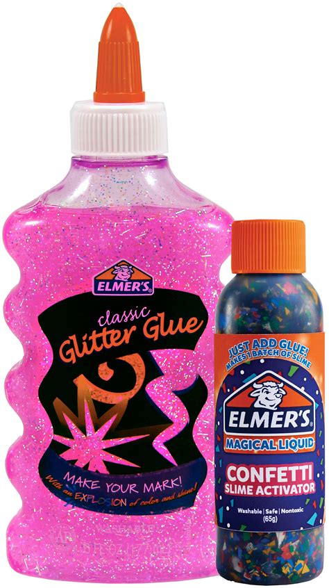 Elmers Glitter Glue With Confetti Magical Liquid Bundle Ebay