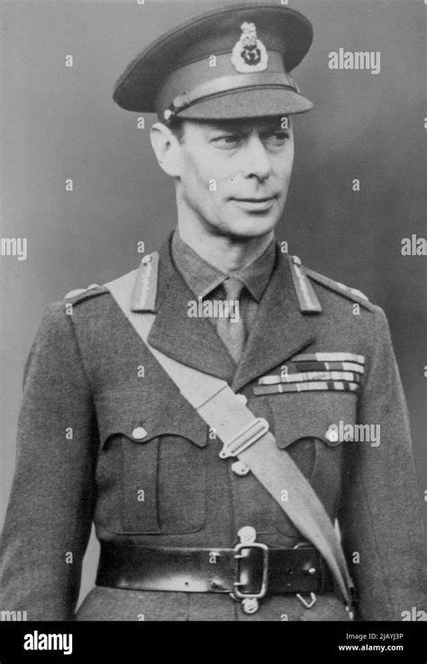 The Most Recent Portrait Of His Majesty King George Vi In Military