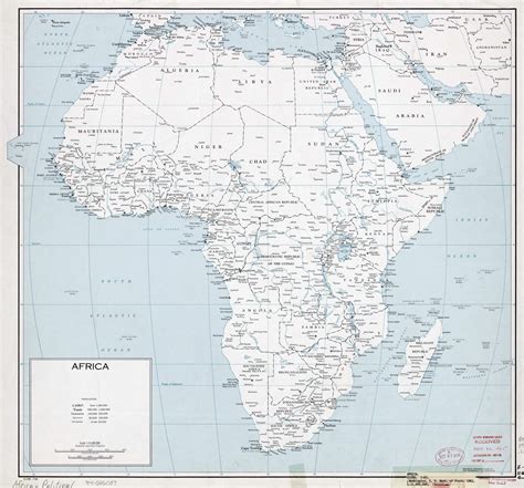 Large Political Map Of Africa With Cities Vidiani Maps Gambaran