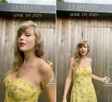 taylor swift s first tiktok features this reformation dress