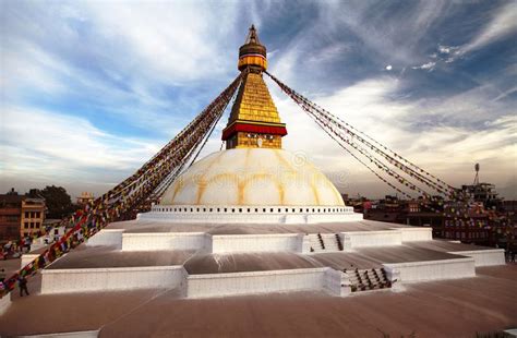 Boudhanath Stupa Kathmandu Nepal Stock Image Image Of Boudha