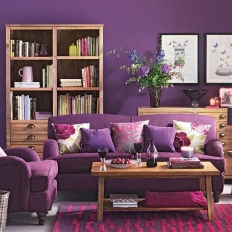 30 Purple And Grey Living Room Ideas Decoomo