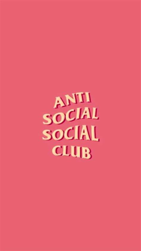 Anti Social Social Club Hype Wallpaper Homescreen Wallpaper Iphone