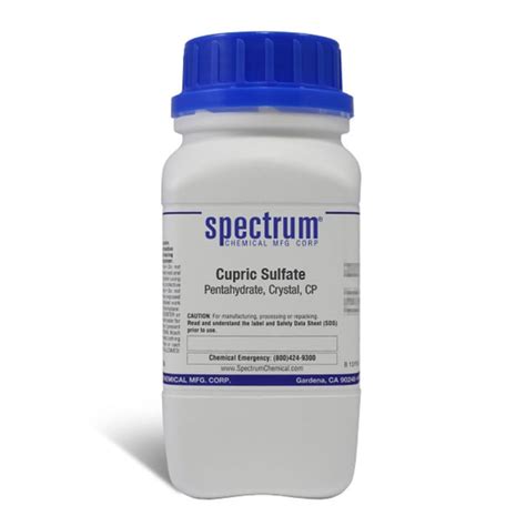 Cupric Sulfate Pentahydrate Crystal Cp Spectrum Chemical Quantity