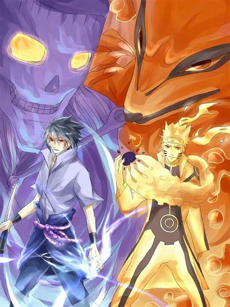 Naruto And Sasuke In Their Most Powerful Forms Naruto E Sasuke