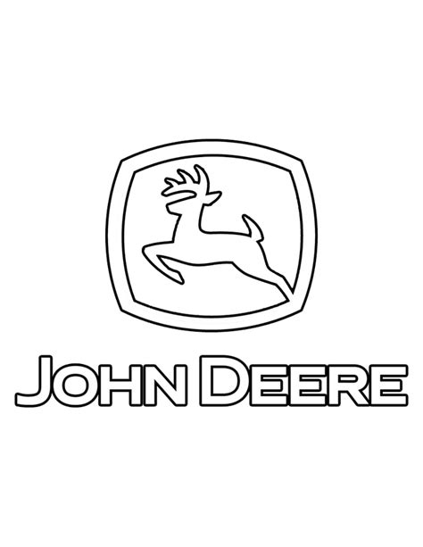John Deere Tractor Coloring Page Coloring Home