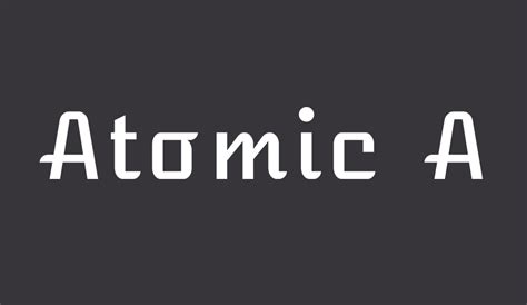 Atomic Age Font Atomic Age Font Download