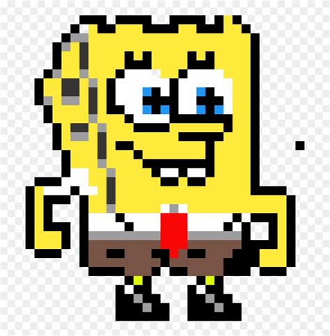 Spongebob Squarepants Pixel Art IMAGESEE