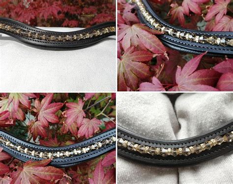 Faux Diamond Browband For Pony Horse Or Draft Equine Bling Tack Brow