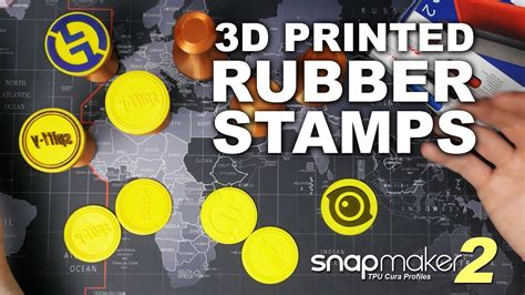 How To 3d Print Rubber Stamps With Tpu On The Snapmaker 20 Youtube