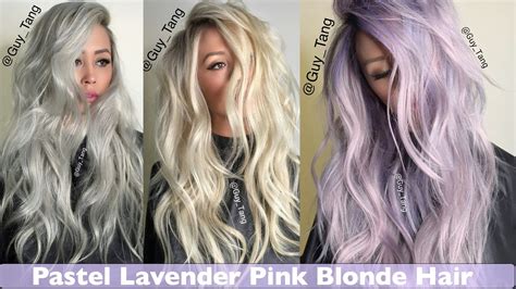 Yan refael hair & beauty. Pastel Lavender Pink Blonde Hair make-over | Pink blonde ...