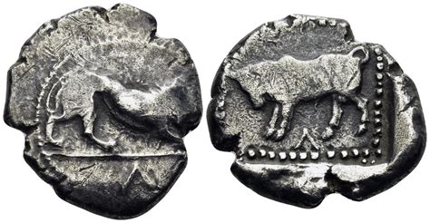 Cypriot Kourion Silver Siglos Coin 480 450bc