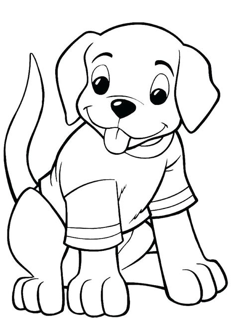 Realistic Puppy Coloring Pages At Free Printable