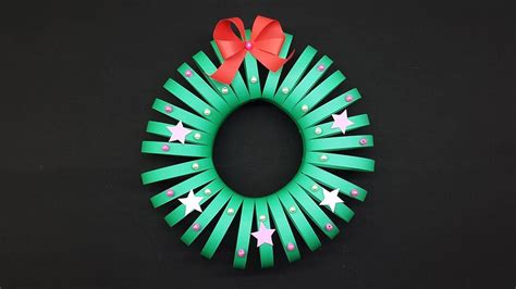 Easy Paper Wreath Making Tutorial Diy Christmas Wreath Christmas
