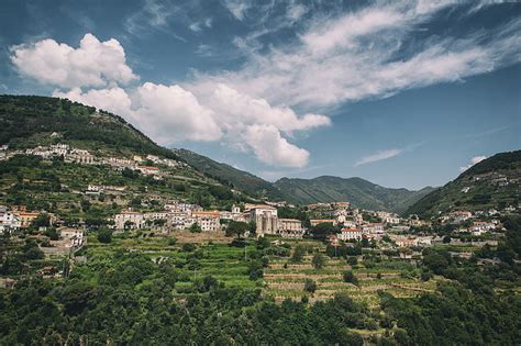 Hills Italy 8k 4k Sky Ravello Trees Amalfi Coast 5k Hd