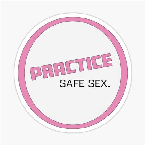 Safe Sex Stickers Redbubble