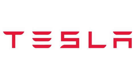 Tesla Red Scripted Logo Transparent Png Stickpng