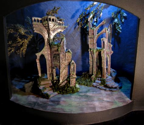 Conceptual Set Design For A Midsummer Nights Dream Color Model Stage