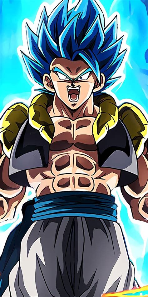 The Dragon Ball Super Broly Character With Blue Hair