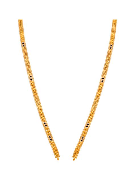 Buy Tanishq 22k Gold Black Bead Chain For Women Online At Best Price Tata Cliq