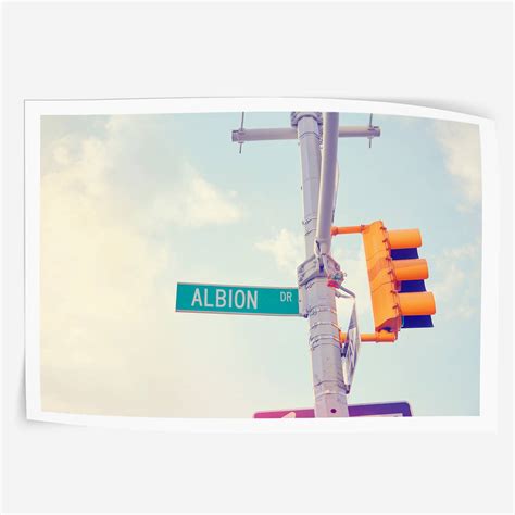 Personalised Contemporary American Street Sign Print By Walk Dont Walk