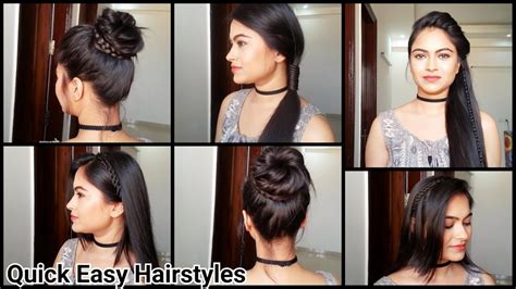 Descubra Image Easy Hairstyles For Indian Hair Thptnganamst Edu Vn