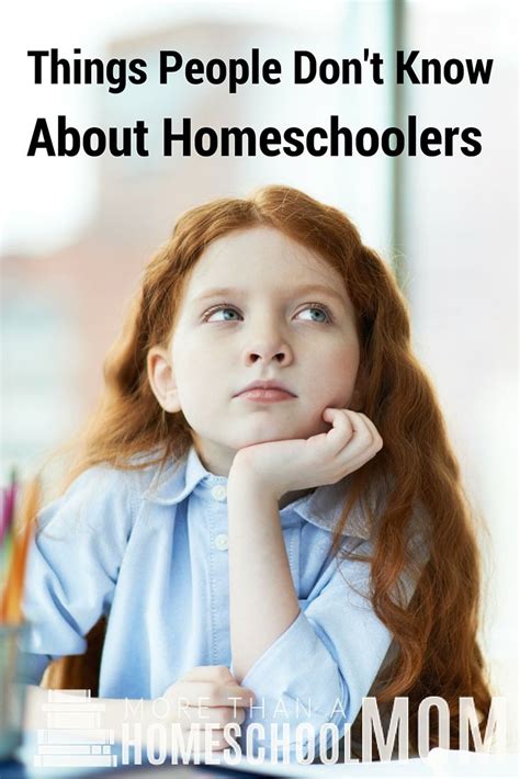 Things People Dont Know About Homeschoolers Homeschool Kids