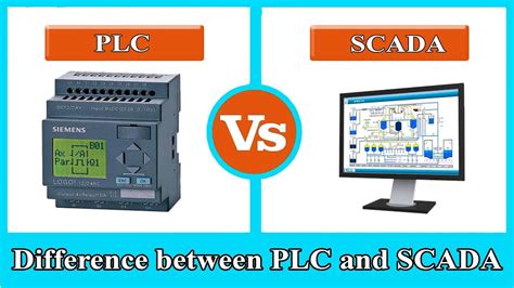 Plc Vs Scada Difference Between Plc And Scada Youtube