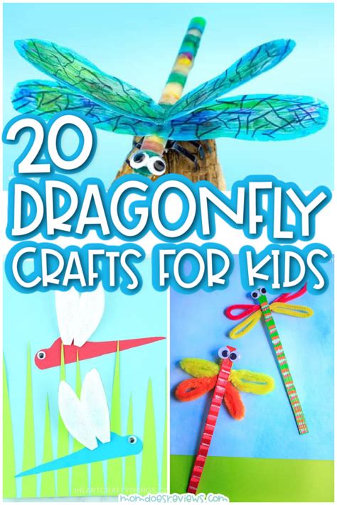 Fun Dragonfly Crafts For Kids Mom Does Reviews