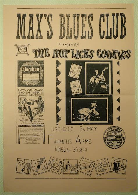 Archive Max Blues Club Posters