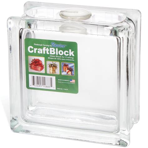 Glass Block W Cord Opening 6x6 Pack Of 8