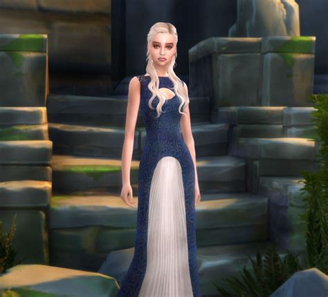 Daenerys Targaryen Sims 4 Daenerys Makeup And Dress By Moongalaxysims