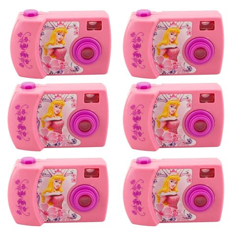 Disney Princess Clicking Camera Toy 6 Pack 35 In X 23 In With View
