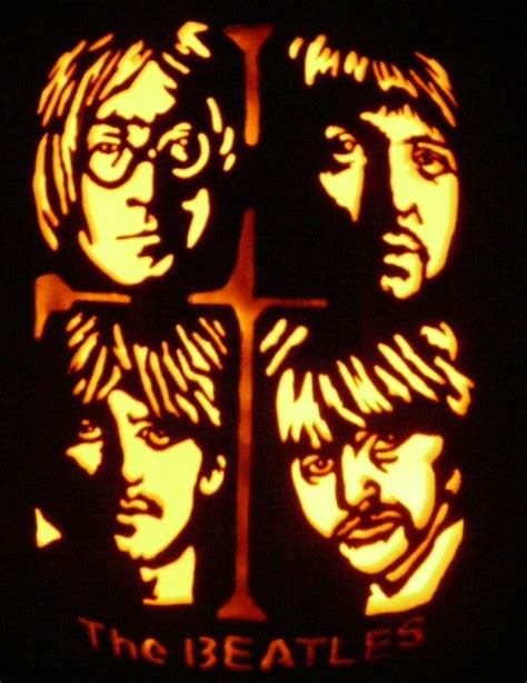 The Beatles 2020 Halloween Pumpkins Carvings Pumpkin Carving