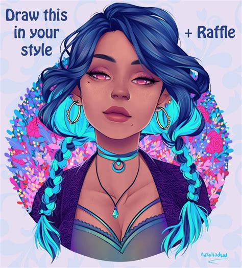A Draw This In Your Style And A Raffle And You Can Participate On