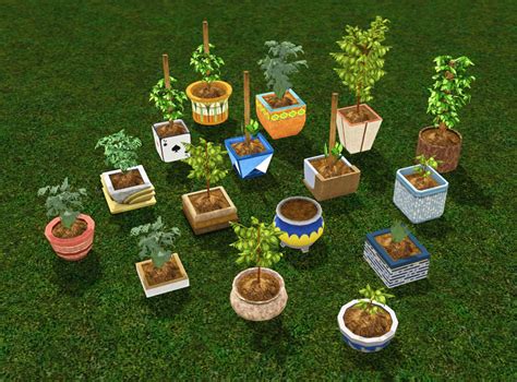 Sims 4 Planters