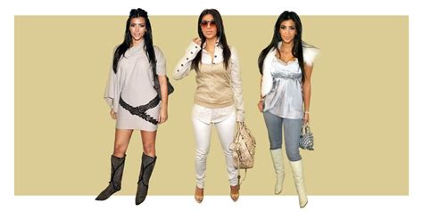 Kim Kardashian Throwback Fashion Kim Kardashian Outfits