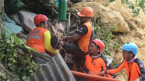 Philippines Landslide In Naga Leaves Scores Buried And Dead Less Than Week After Typhoon